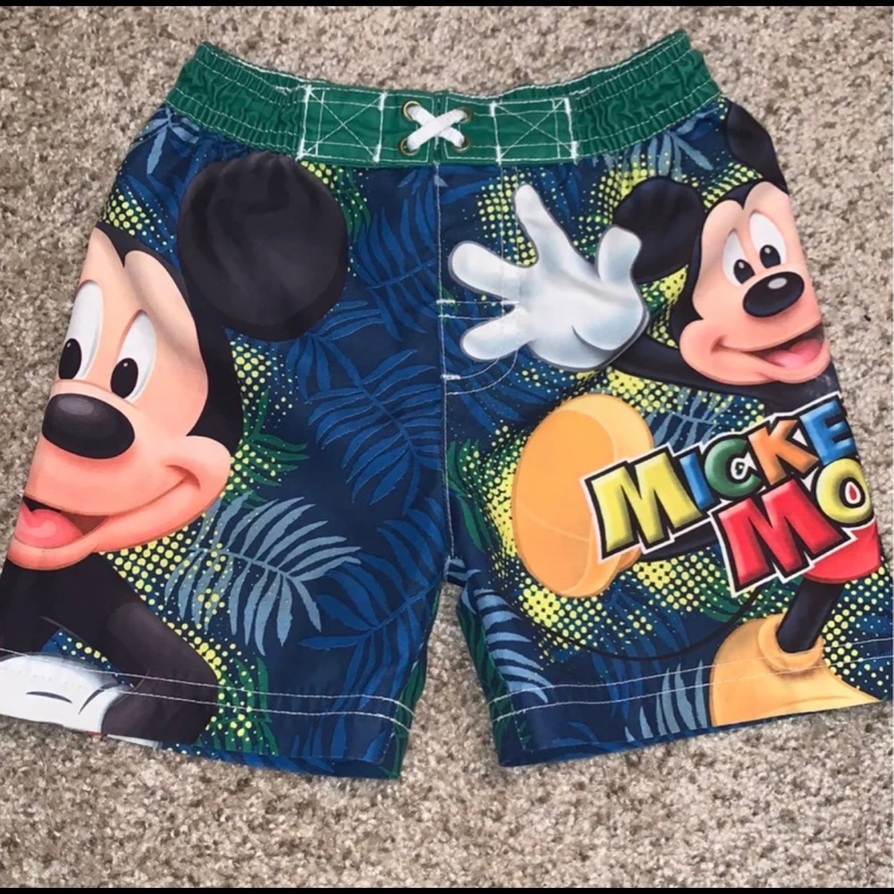 Children’s Mickey Mouse swim trunks